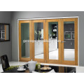 Interior wooden bi-fold door